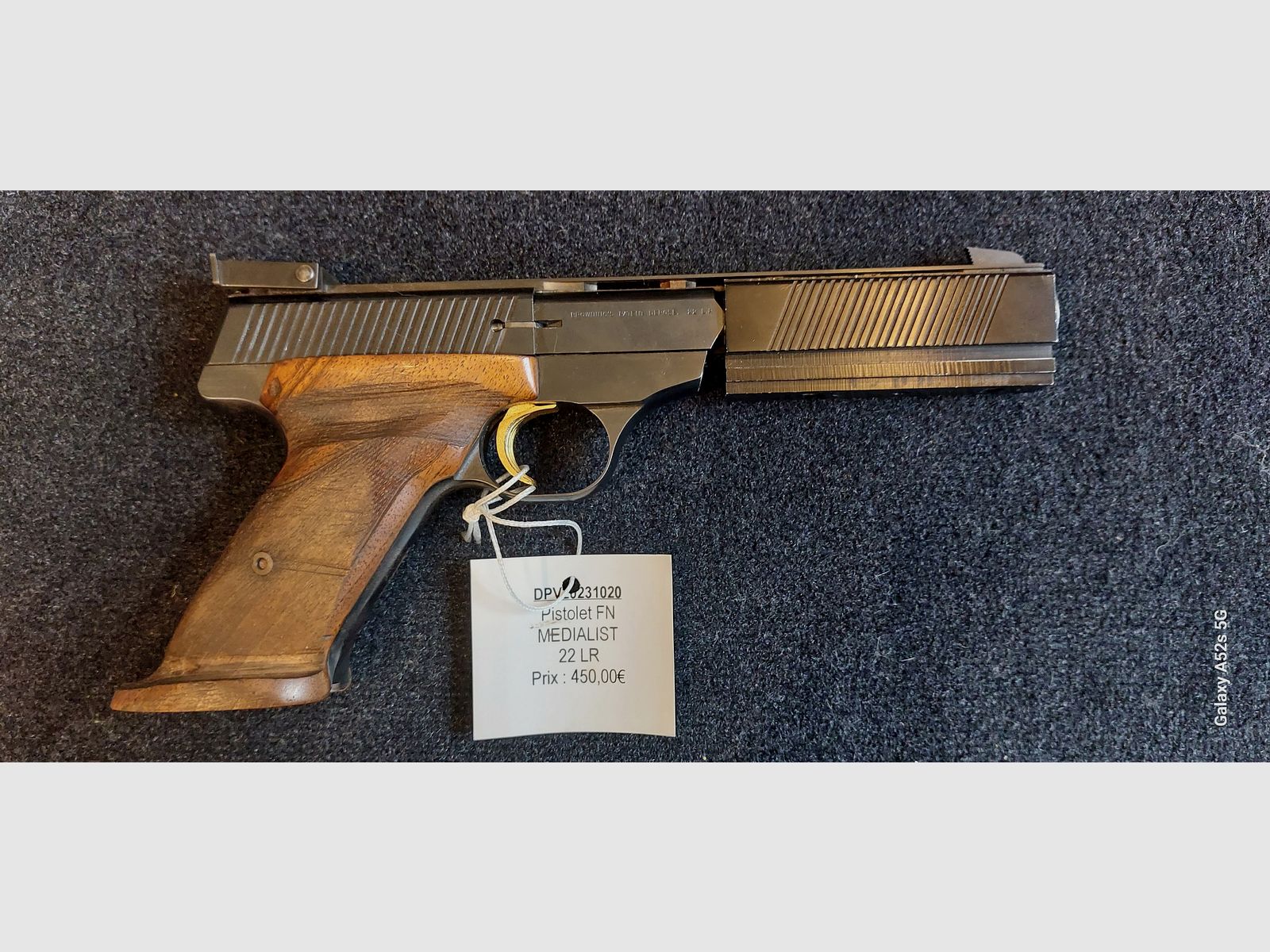 Pistolet FN Medialist 22LR, image 2 sur 2