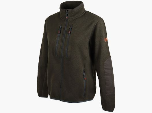 Strickfleece-Jacke Birgitte braun