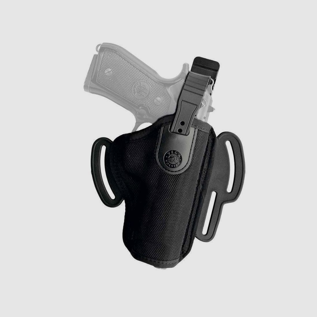 Thermogeformtes Cordura-Gürtelholster 3"-4" S&W K/L/N Frame, Colt Phyton/Trooper/King Cobra, Manurhin MR73, Ruger GP100, Taurus 431/441/65/66/669/82,HW 357 Rechtshänder