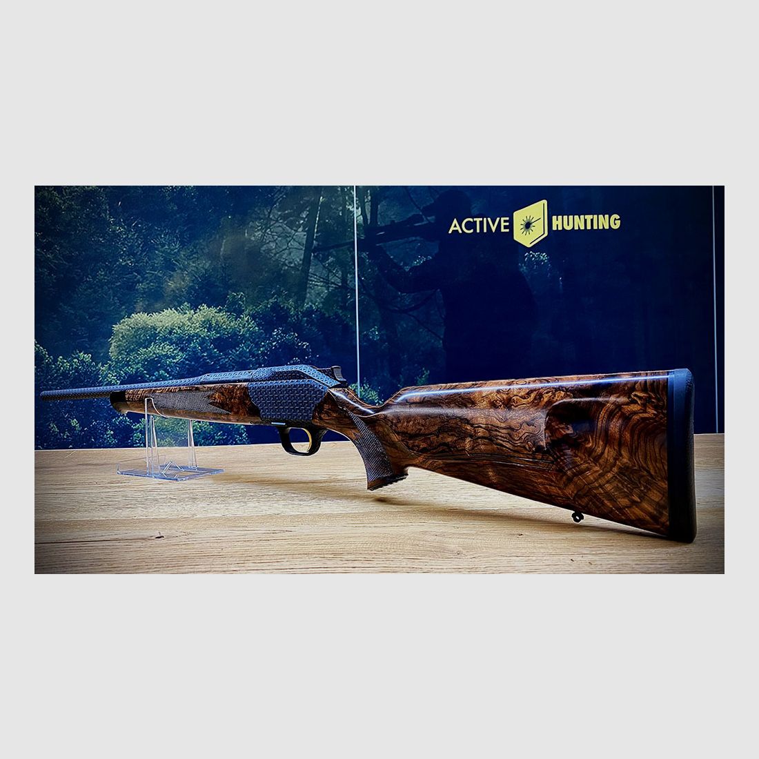 Blaser R8 Custom Grade 2 / HK 10 / Abzug vergoldet / .308 Win / Volltexturierung / TRAUMWAFFE