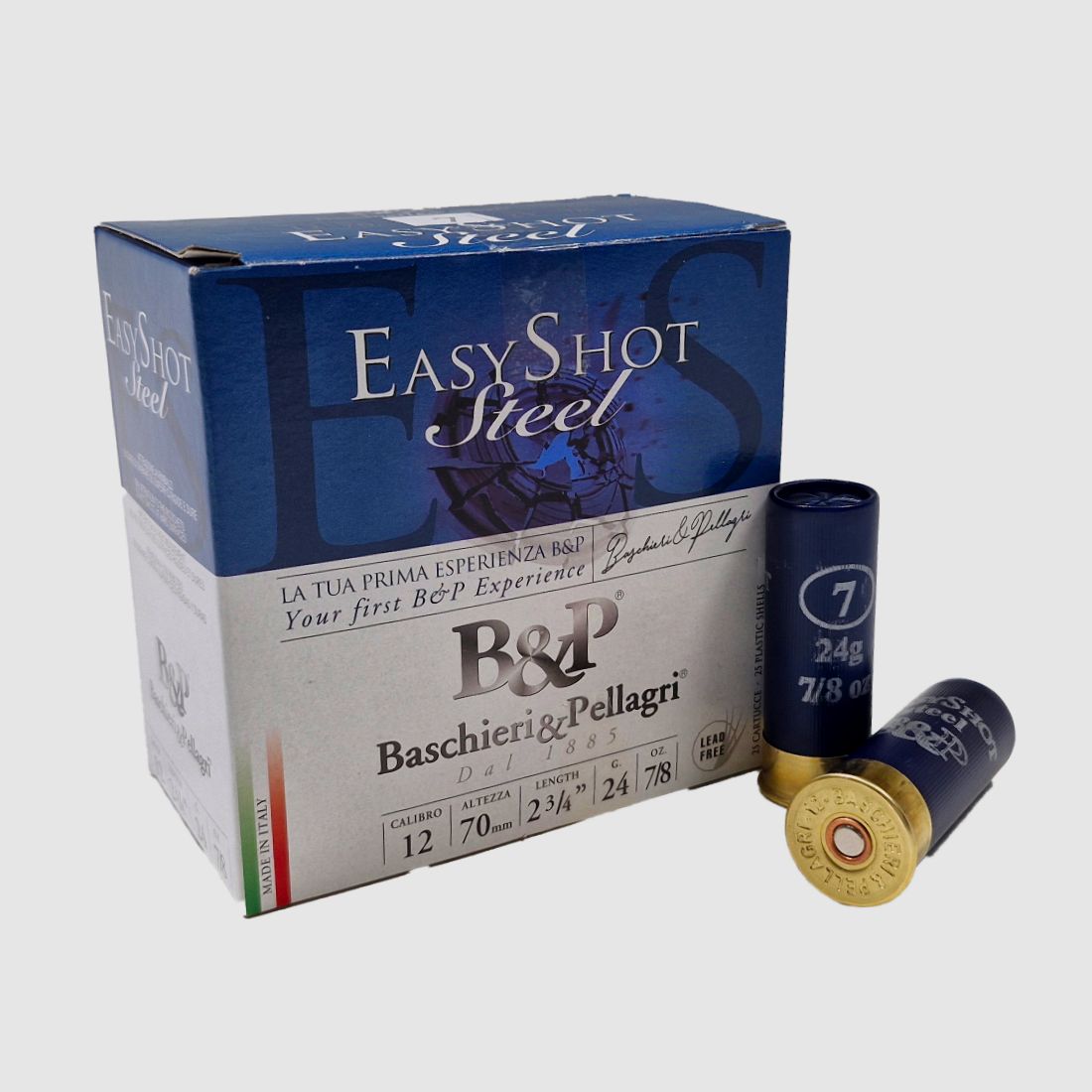 12/70 Baschieri & Pellagri, Easy Shot Steel Plastic, 24 g N° 7