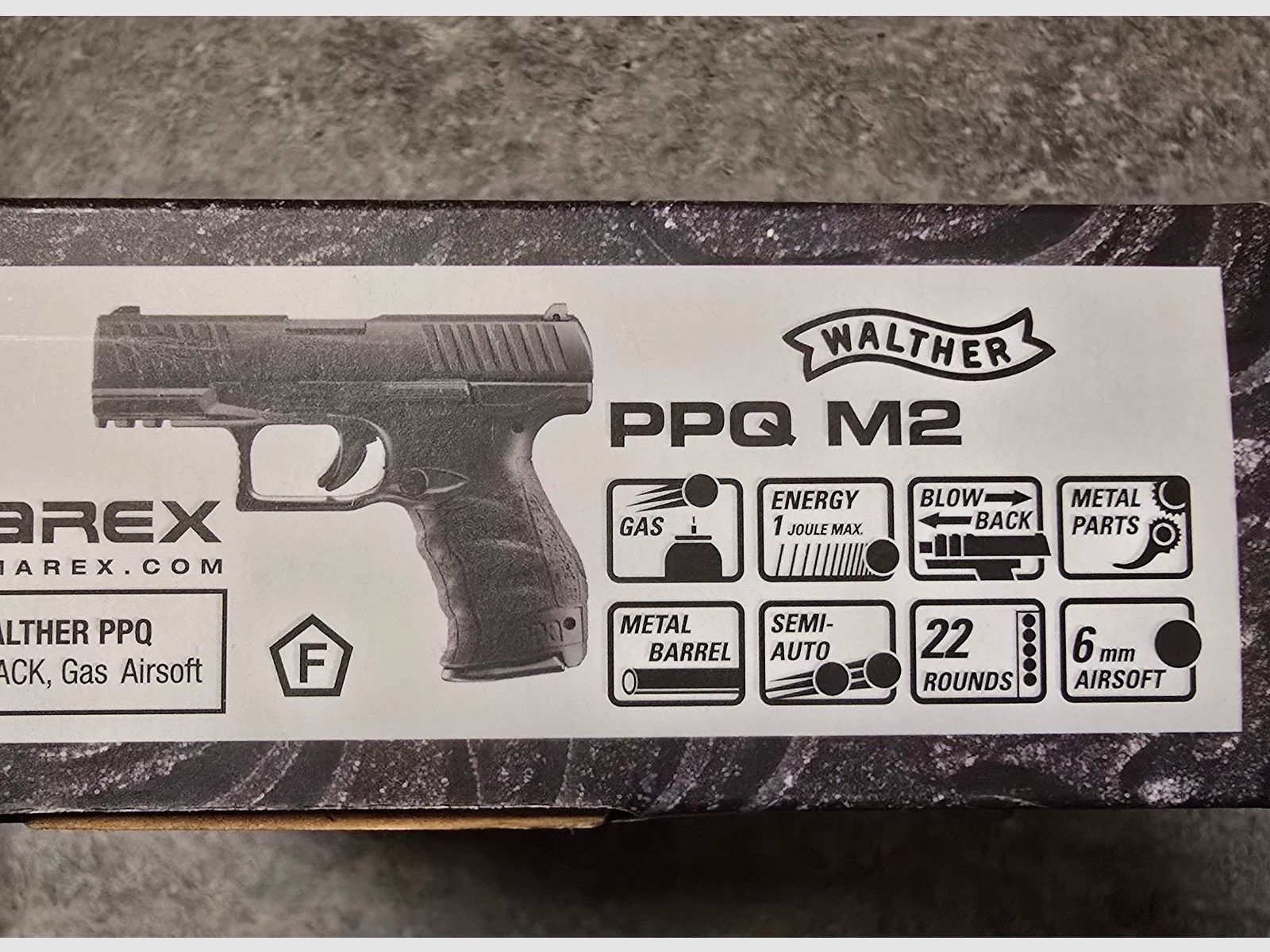 Walther PPQ M2 GBB 6 mm Airsoft Softair
