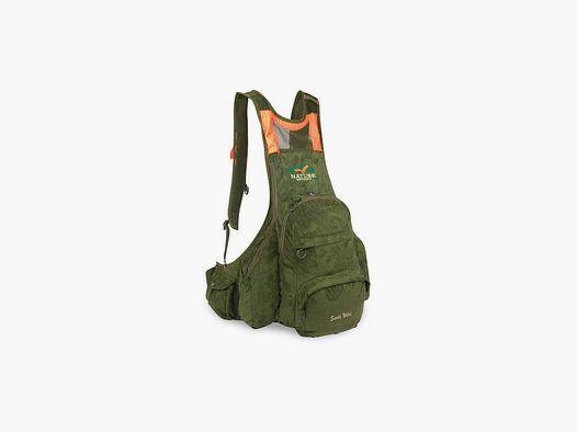Jachtvest met rugzak Nature by Marsupio Suede Wild 24 liter