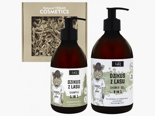 LAQ Kosmetikset – Waldwildling – Duschgel 500 ml + Shampoo 300 ml