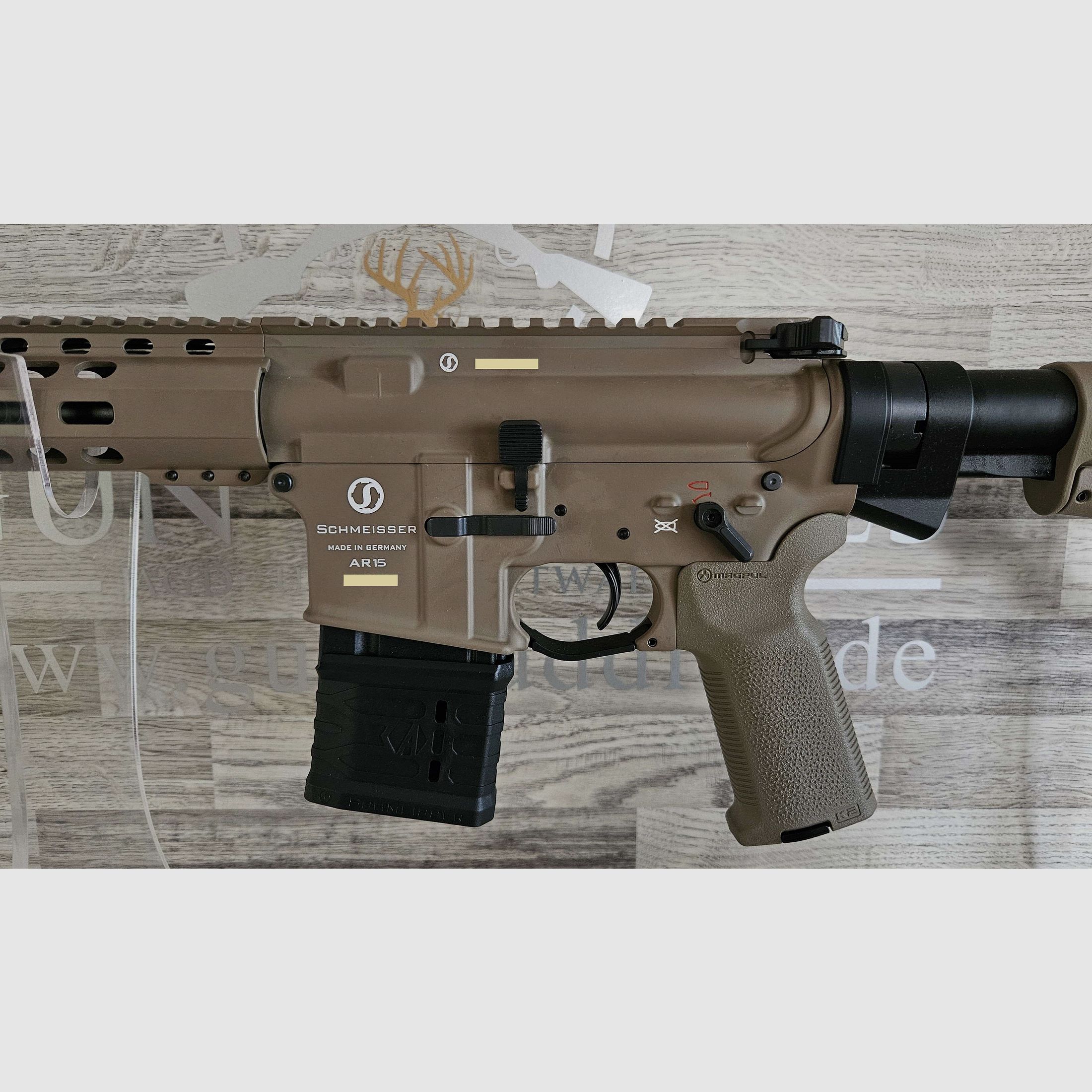 Schmeisser AR15 M4FL FDE 14.5" special model MAGPUL caliber .223Rem including shipping costs - new goods from the specialist trade -