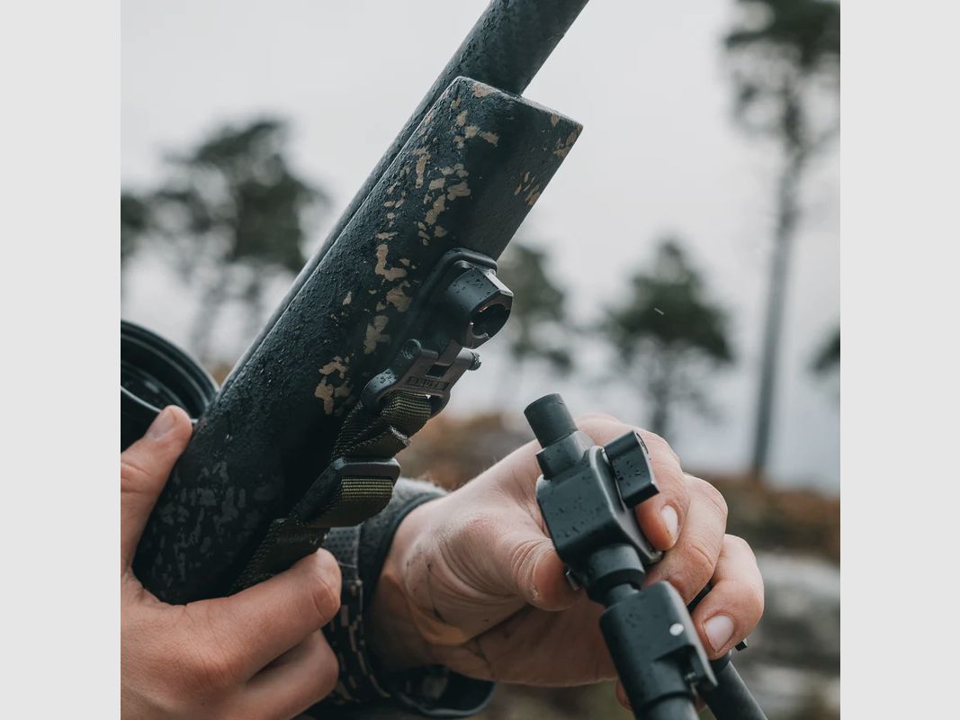 Spartan Precision Equipment Javelin Pro Hunt Tac Long Bipod® Bipied en carbone avec MagnaSwitch™ - sans adaptateur