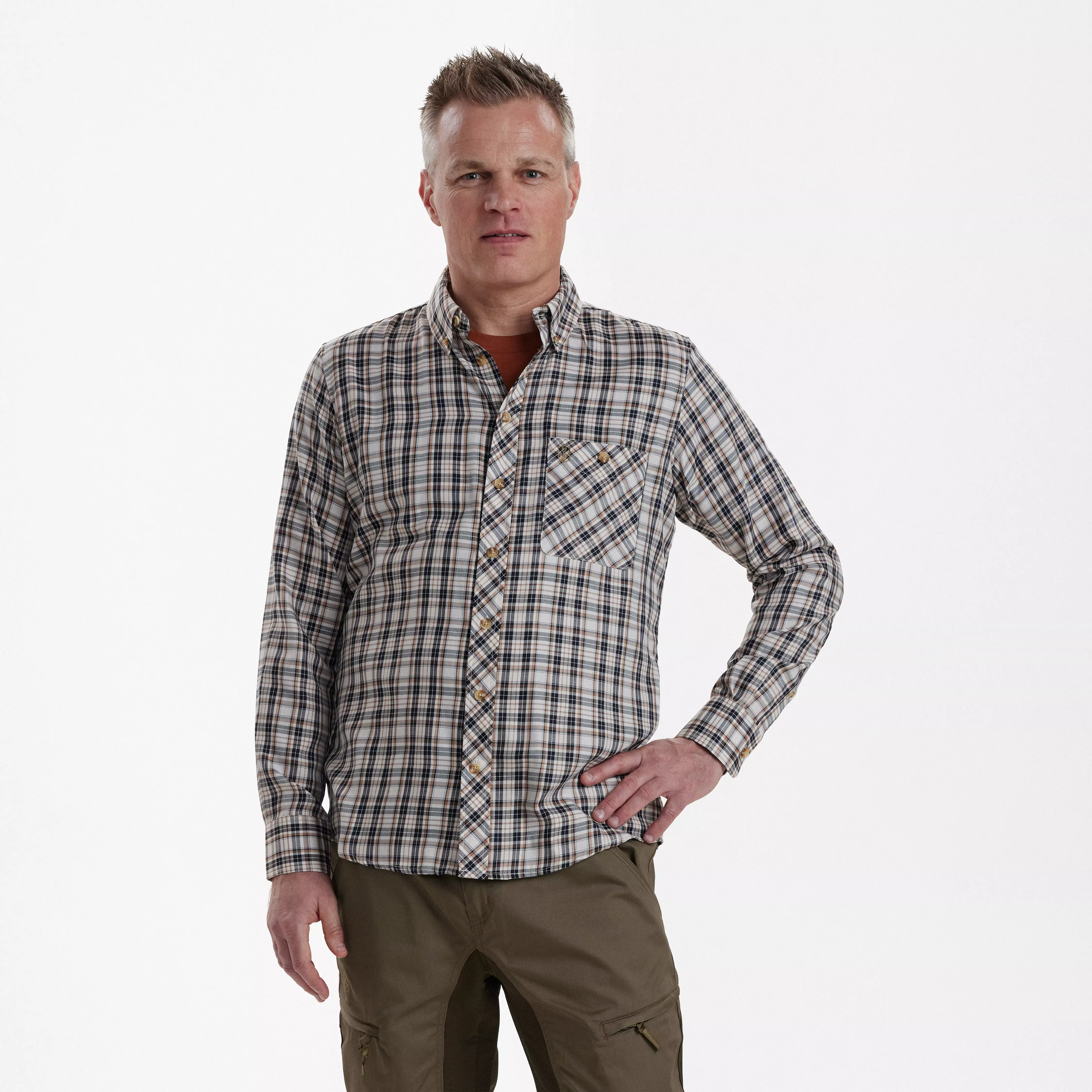 Camisa Jose - de cuadros azules