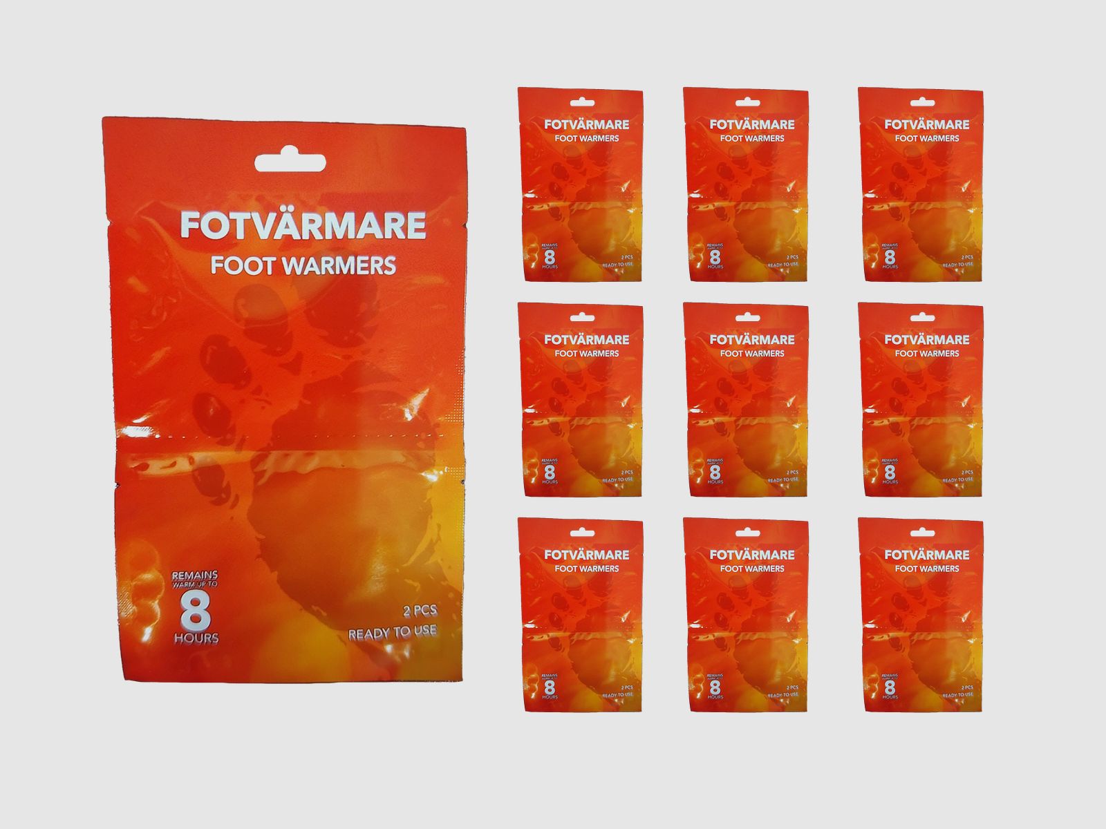 Fußwärmer, 10 Paare