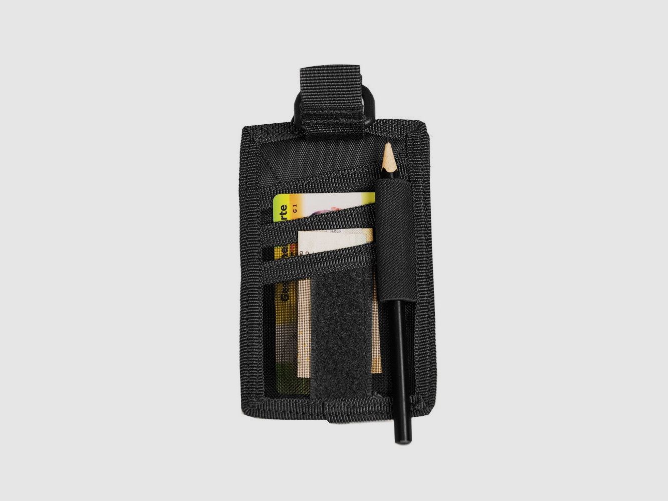 Miltec funda para identificación y documentos, negra, imagen 2 de 2