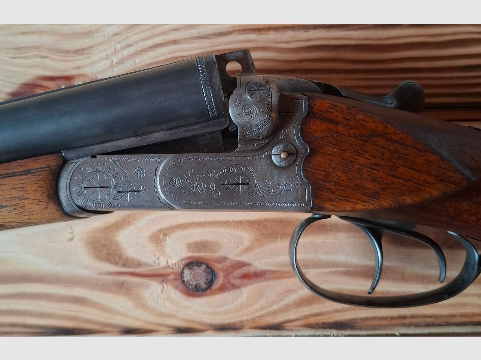 Doppelflinte Querflinte Simson Suhl 16/70