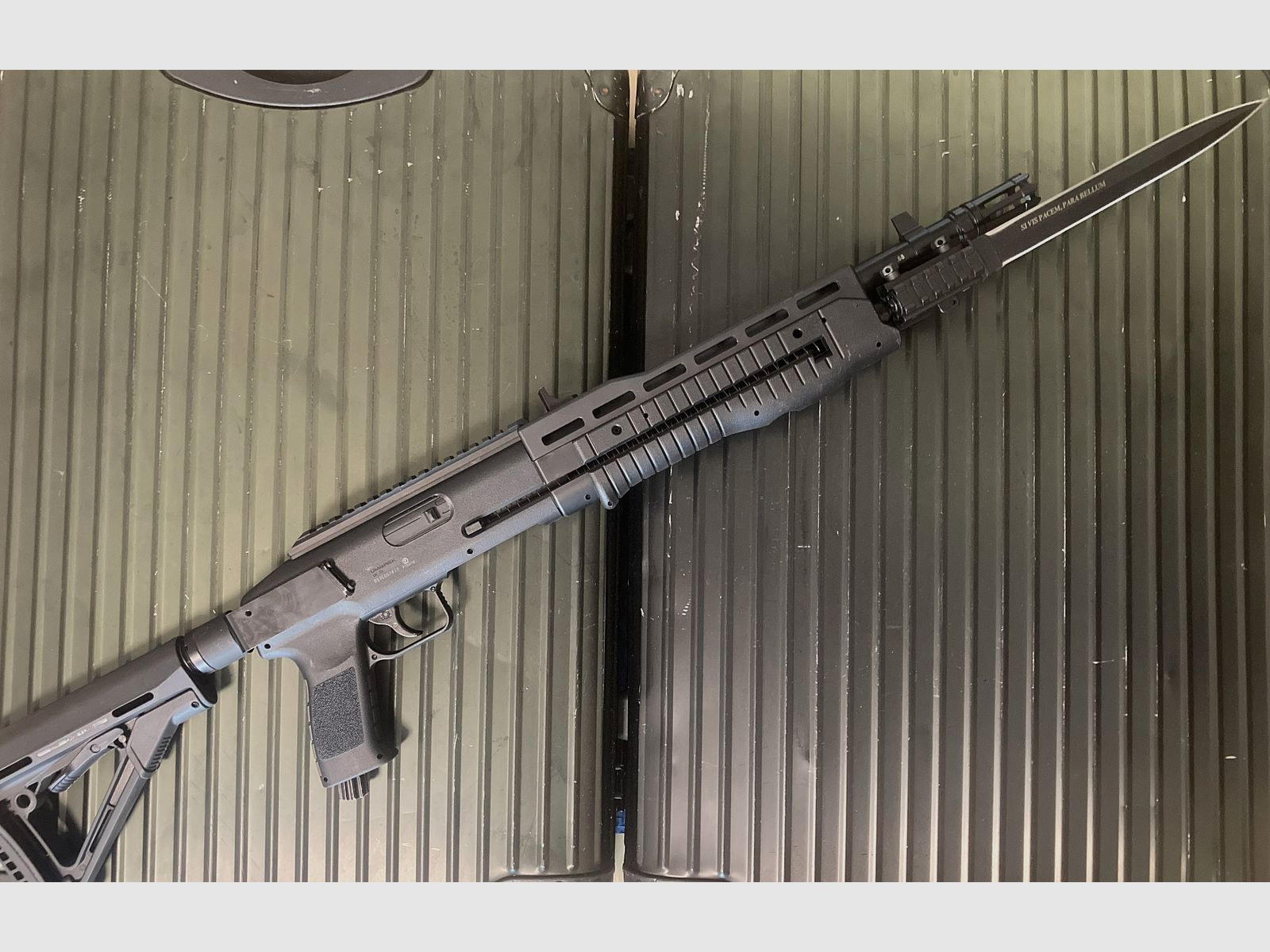 Uniwersalny bagnet Picatinny ze stali nierdzewnej, m.in. do Umarex HDR HDP HDB HDS, First Strike, Tippmann Home Defence itd.
