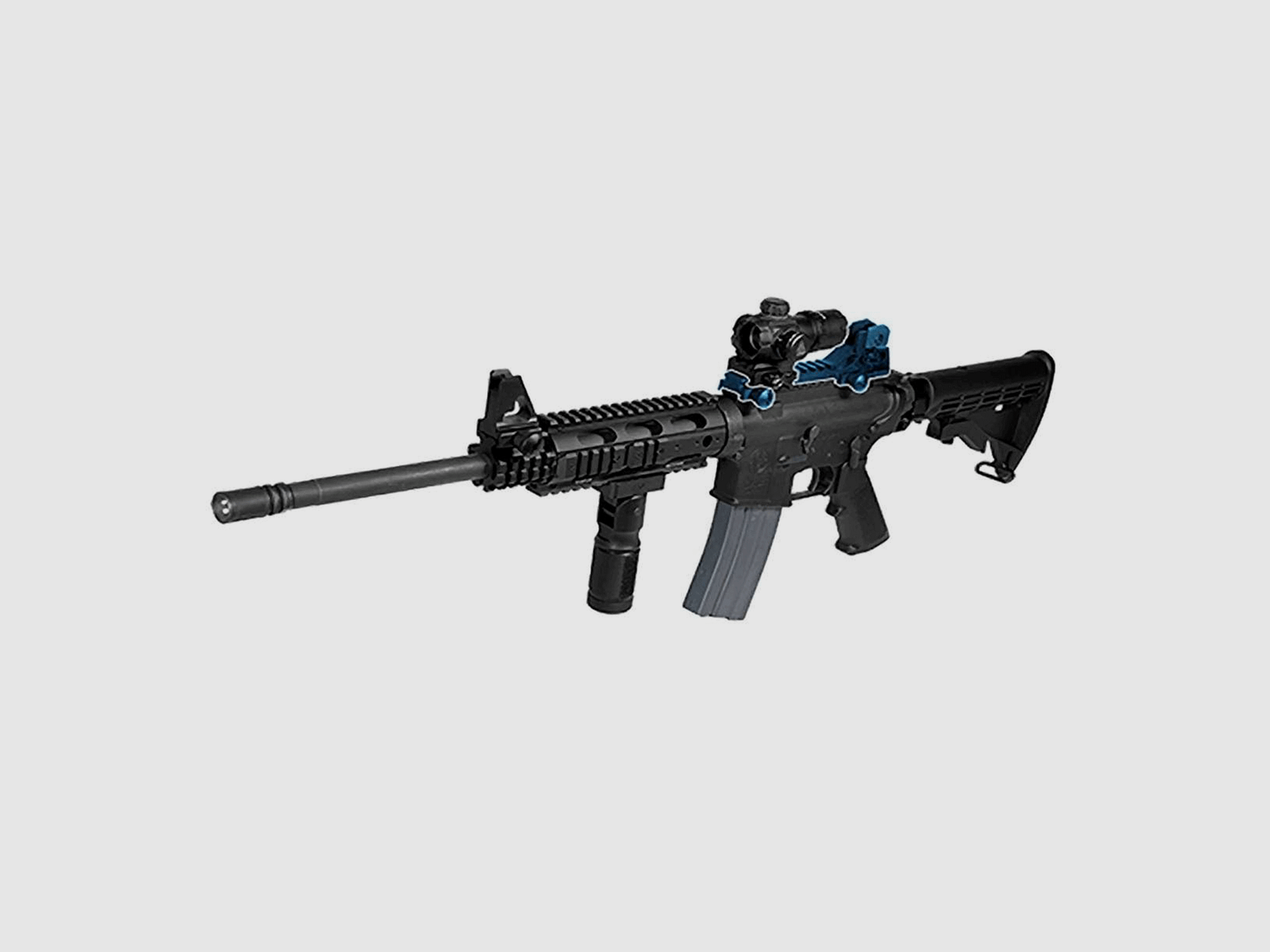 UTG – 95RS05 VOLLSTÄNDIGE HINTERVISIERUNG MIT 1/2 ZOLL SATTELHÖHE INTEGRIERTER RISER-PLATTFORM, Bild 4 von 4
