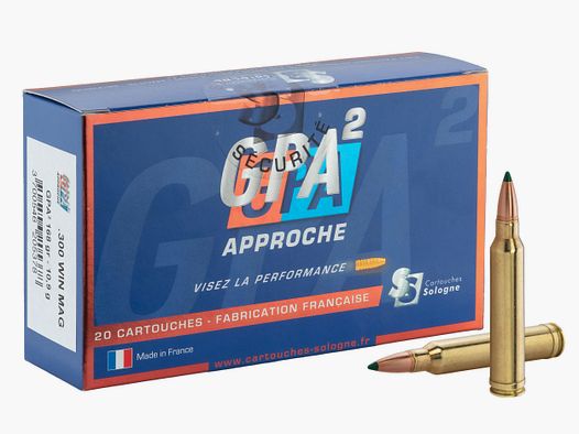 Cartucce GPA Sologne - Cal. 300 Win Mag - 168GR