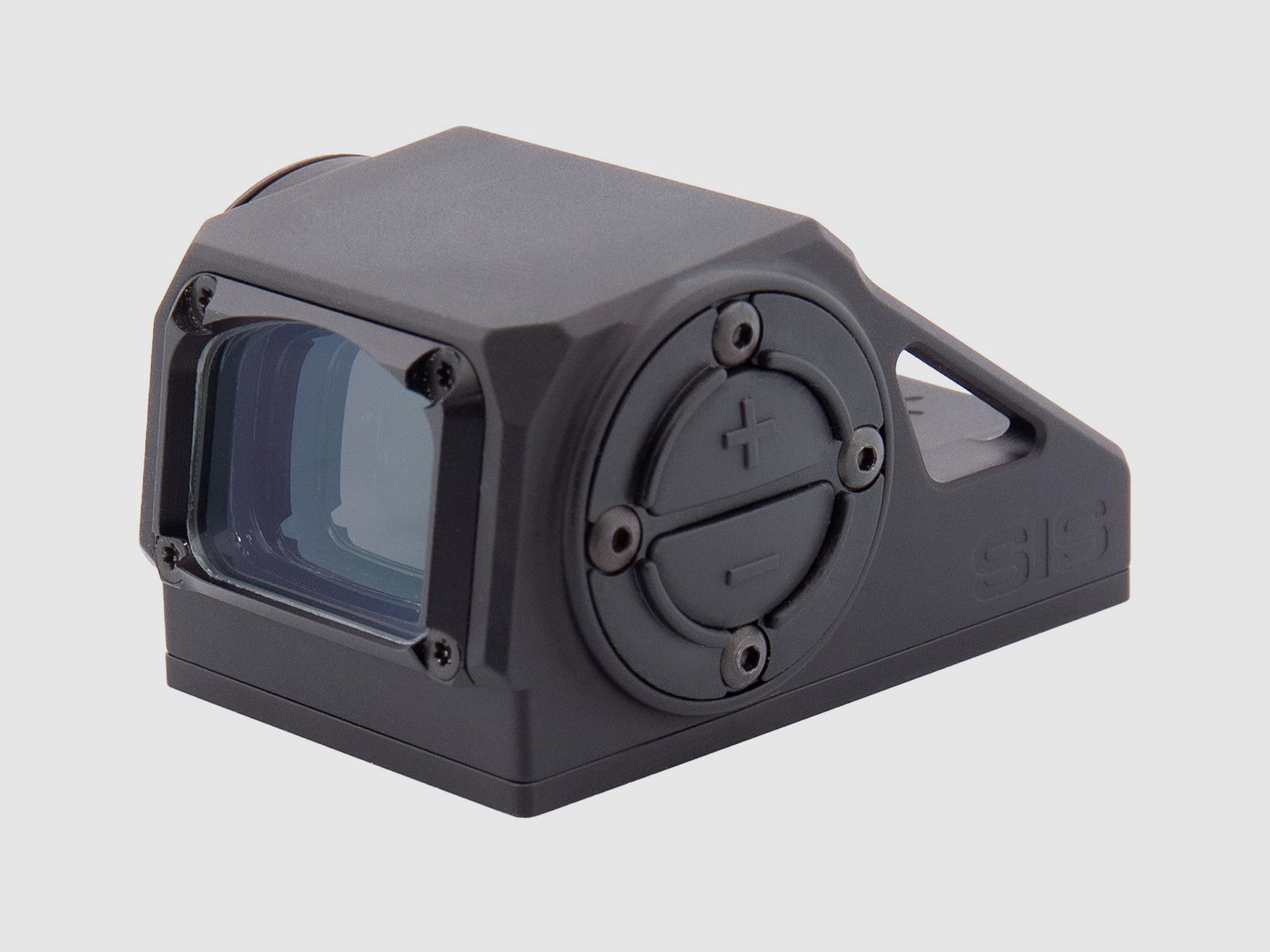 SHIELD Switchable Interface Sight 2 Center Dot (SIS2-CD) Rotpunktvisier – umschaltbares Center-Dot-Absehen – Mattschwarz