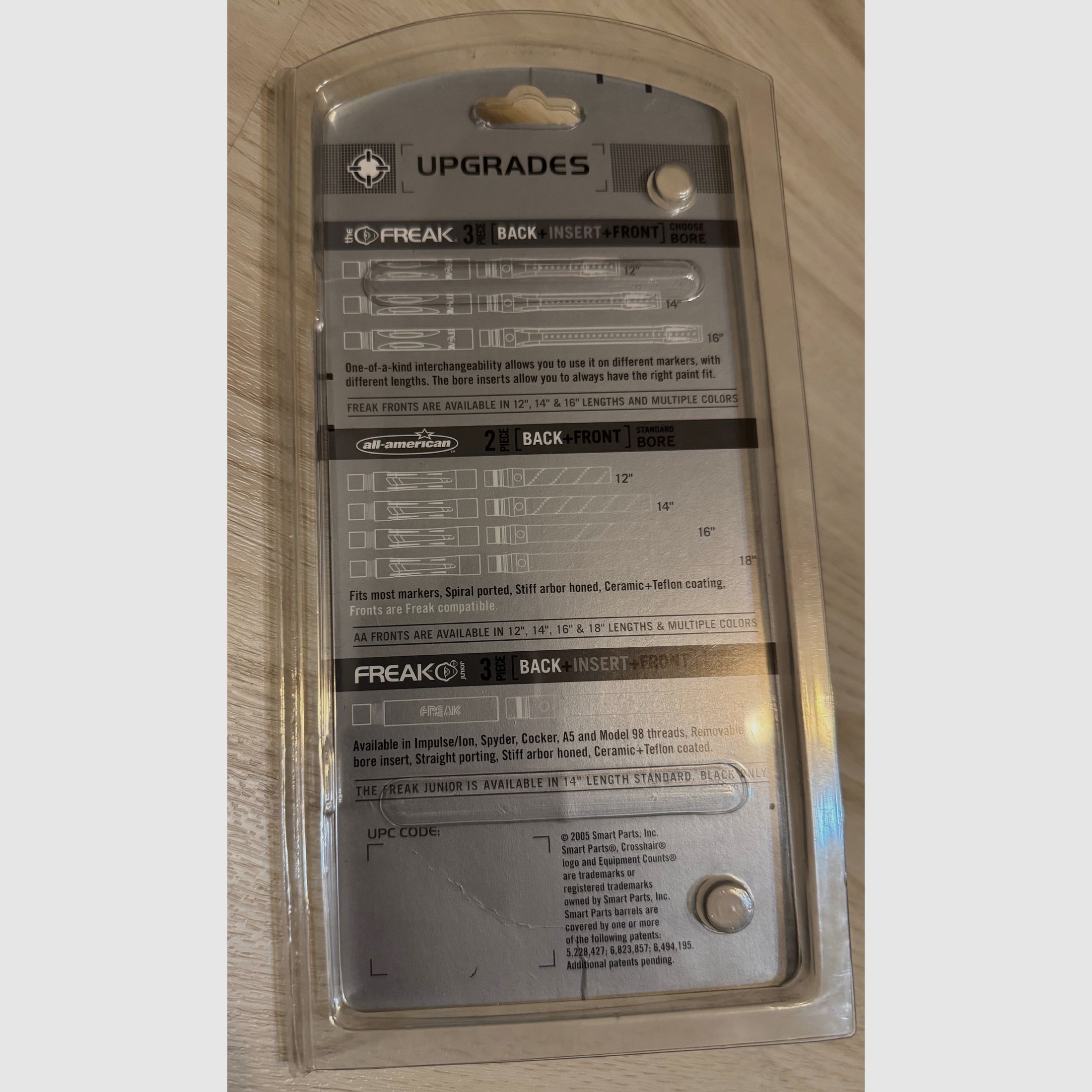 GOG (Smart Parts) Freak Back für ION/Impulse/LUXE Gewinde, in schwarz & Edelstahl