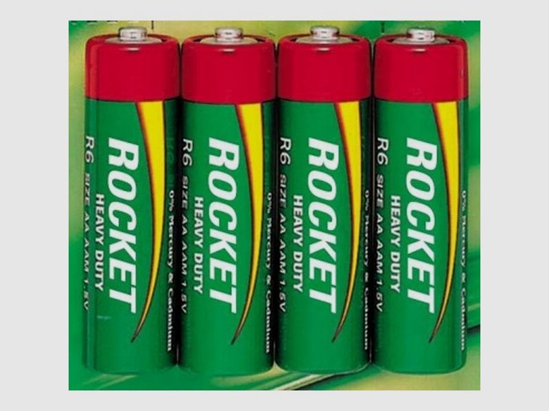 Rocket R6 Batterien AA 1,5V Mignon 24er Pack
