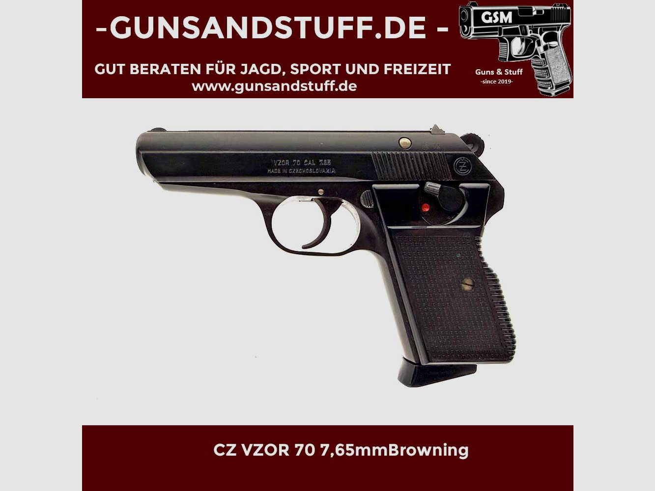 CZ VZOR 70 7,65mm Browning
