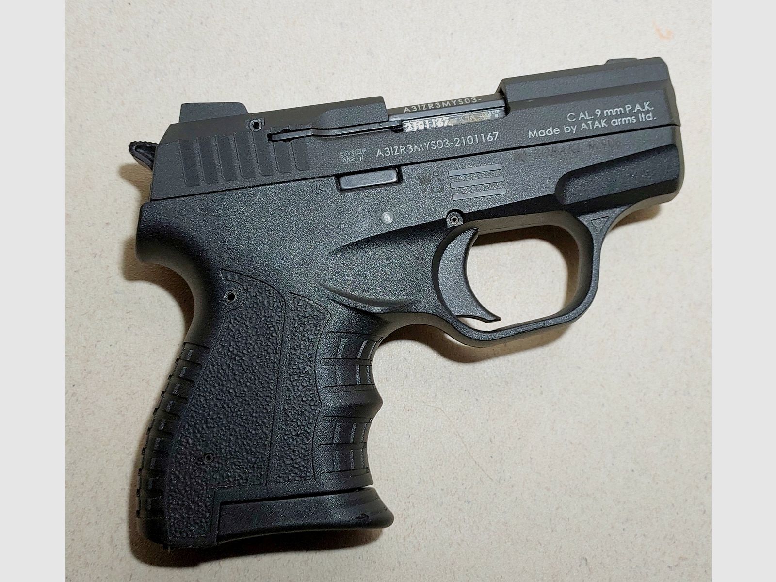 Zoraki 906 blank firing pistol 9mm P.A.K. (PTB 1064)