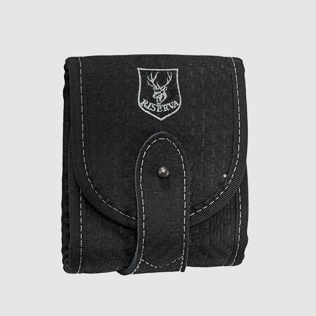 7 Cell Multi-Caliber Leather Carbon Effect Holder