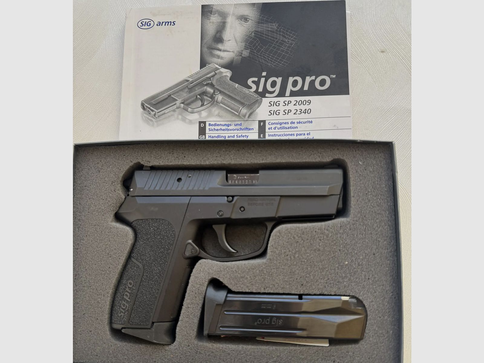 SIG SP 2009, calibro 9 mm Luger