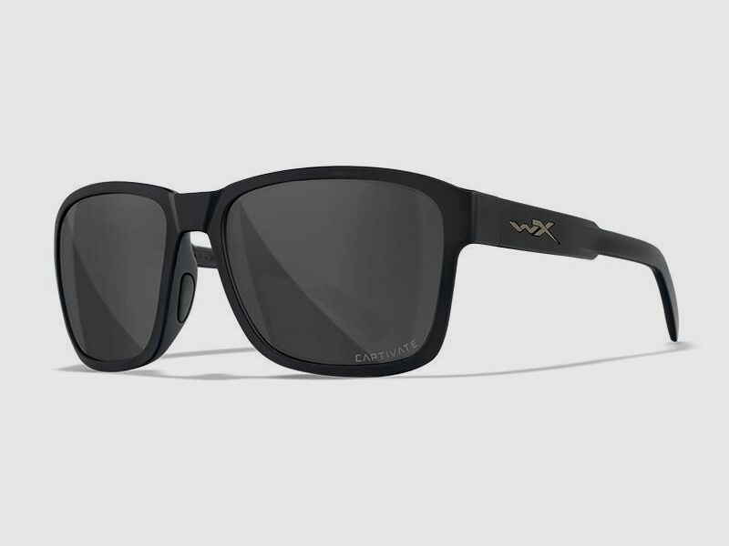 Lunettes de soleil Wiley X TREK Black – CAPTIVATE™ Polarisées Grises, image 1 sur 6