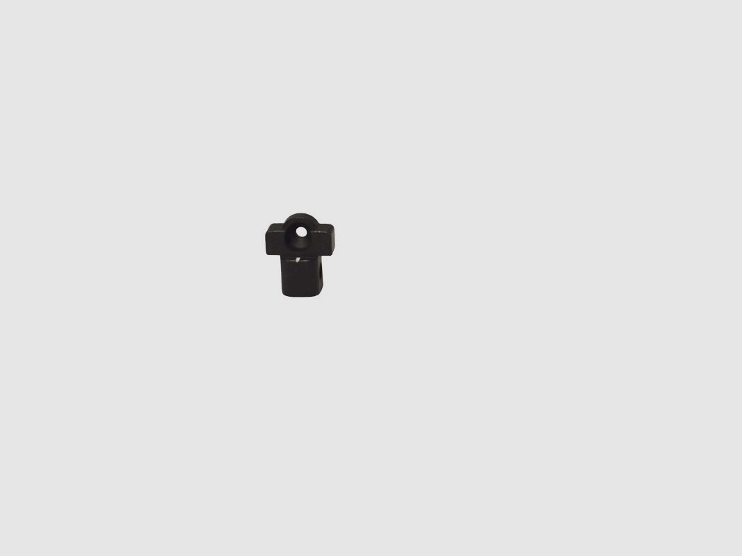 Visiereinsatz 2mm schwarz Flinte