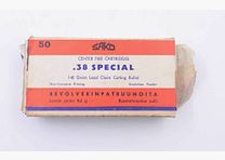 Sako - Finlandia cartuchos de revólver .38 Special WC
