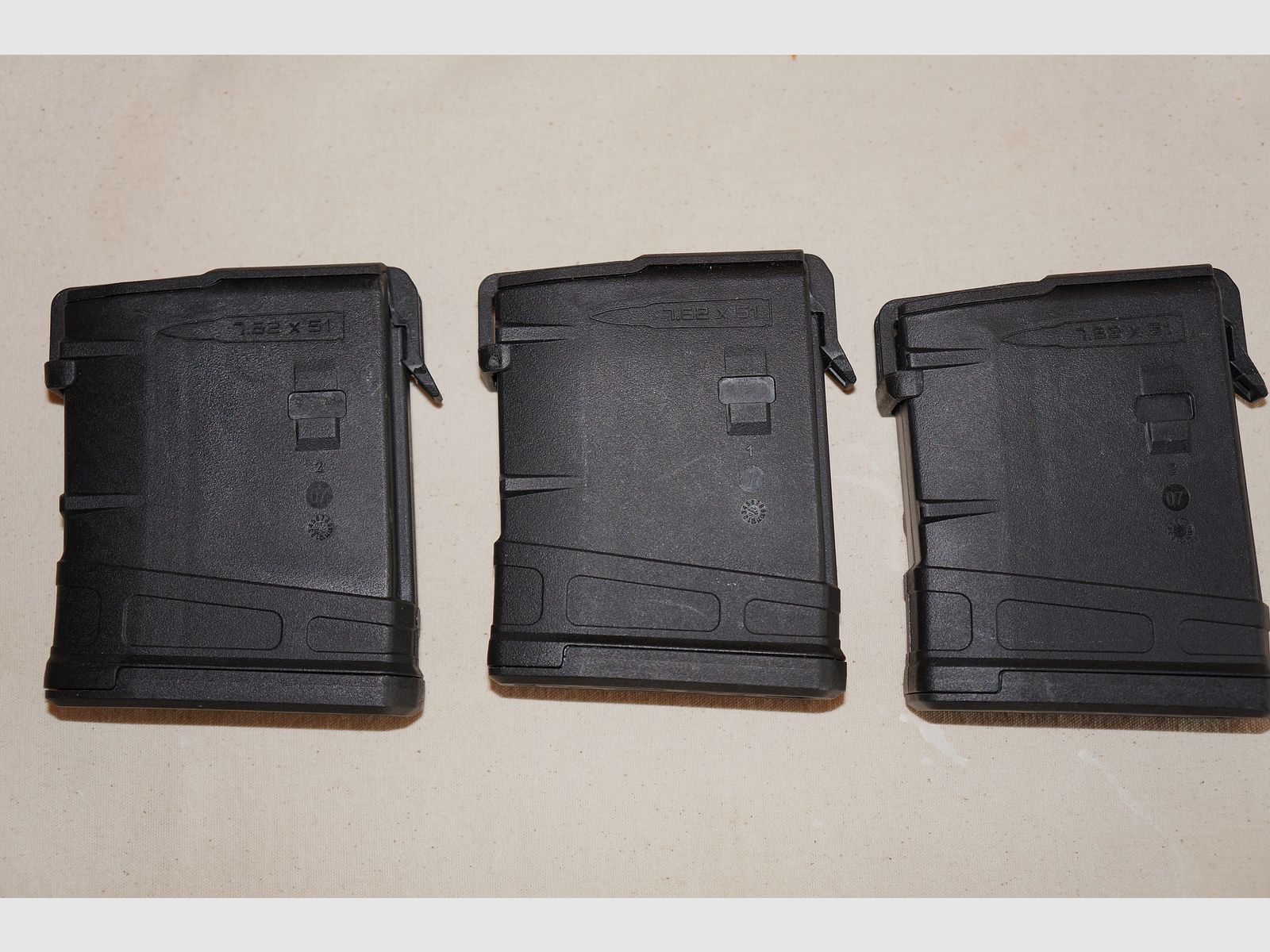3 Stück Magpul PMAG GEN M3 Kaliber 7.62x51 (.308) Magazin 10 Schuss