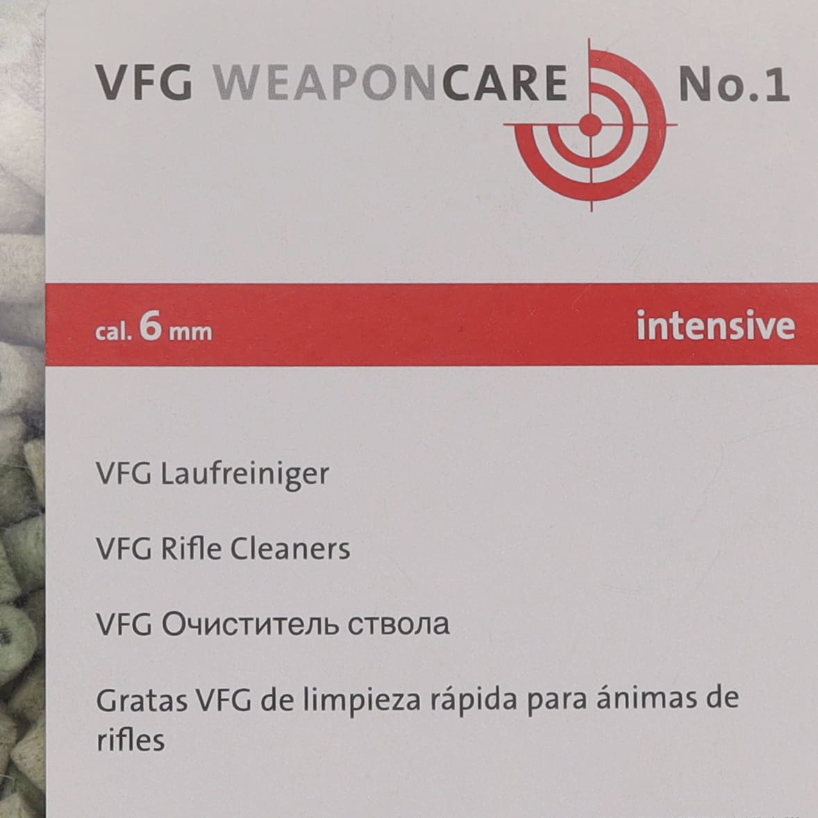 VFG Laufreiniger ''Intensive'' - 6mm (500stk.)