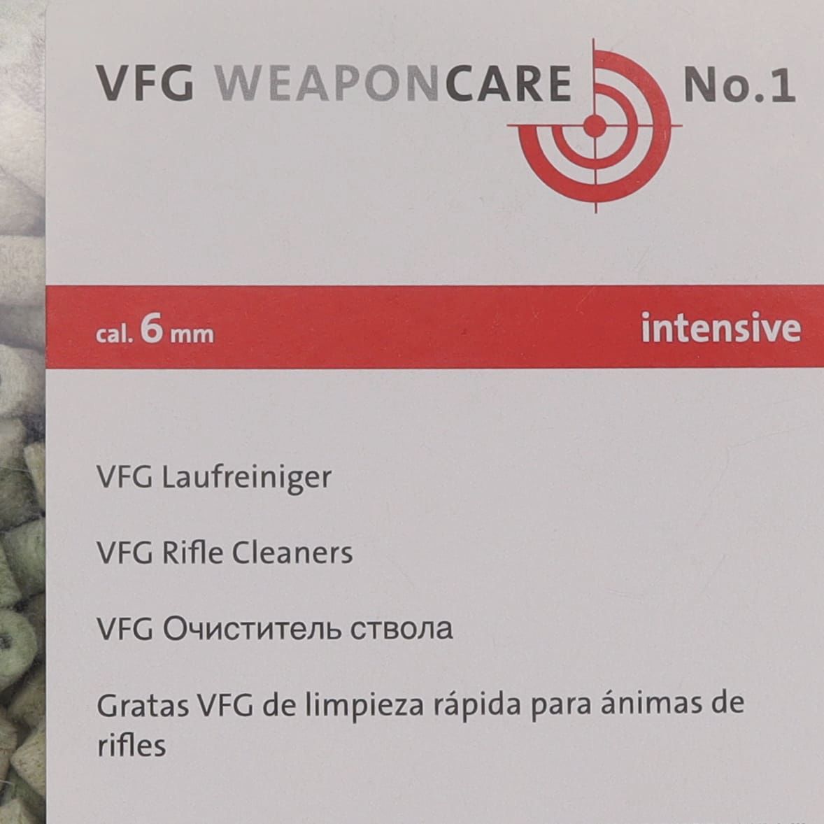 VFG Running Cleaner ''Intensive'' - 6mm (50 pcs.)
