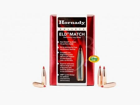 HORNADY Geschosse ELD MATCH Kal.22 73gr 22774