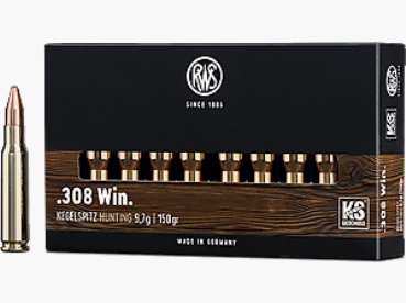 RWS munizioni per fucile .308 Win 9,7g punta