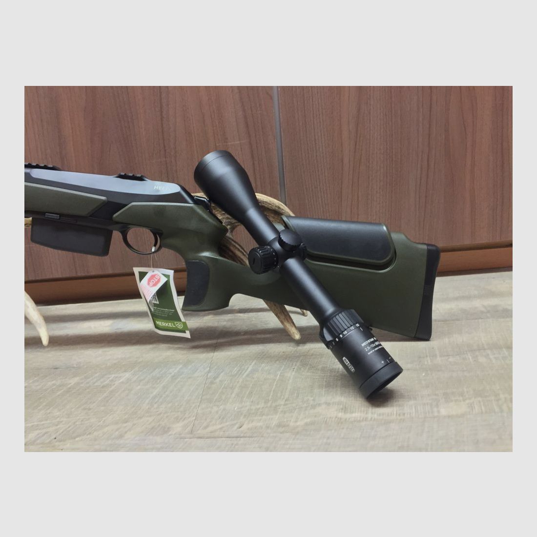 Merkel RX Helix Speedster SWF, with Meopta MeoStar R2 2.5-15x56 RD MR PA