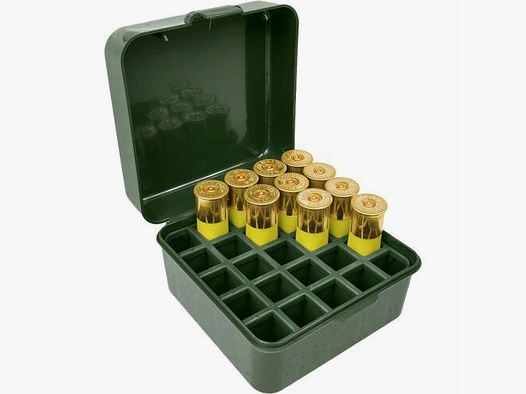 MTM Patronenbox mit Klappdeckel 25RDS.12/.20