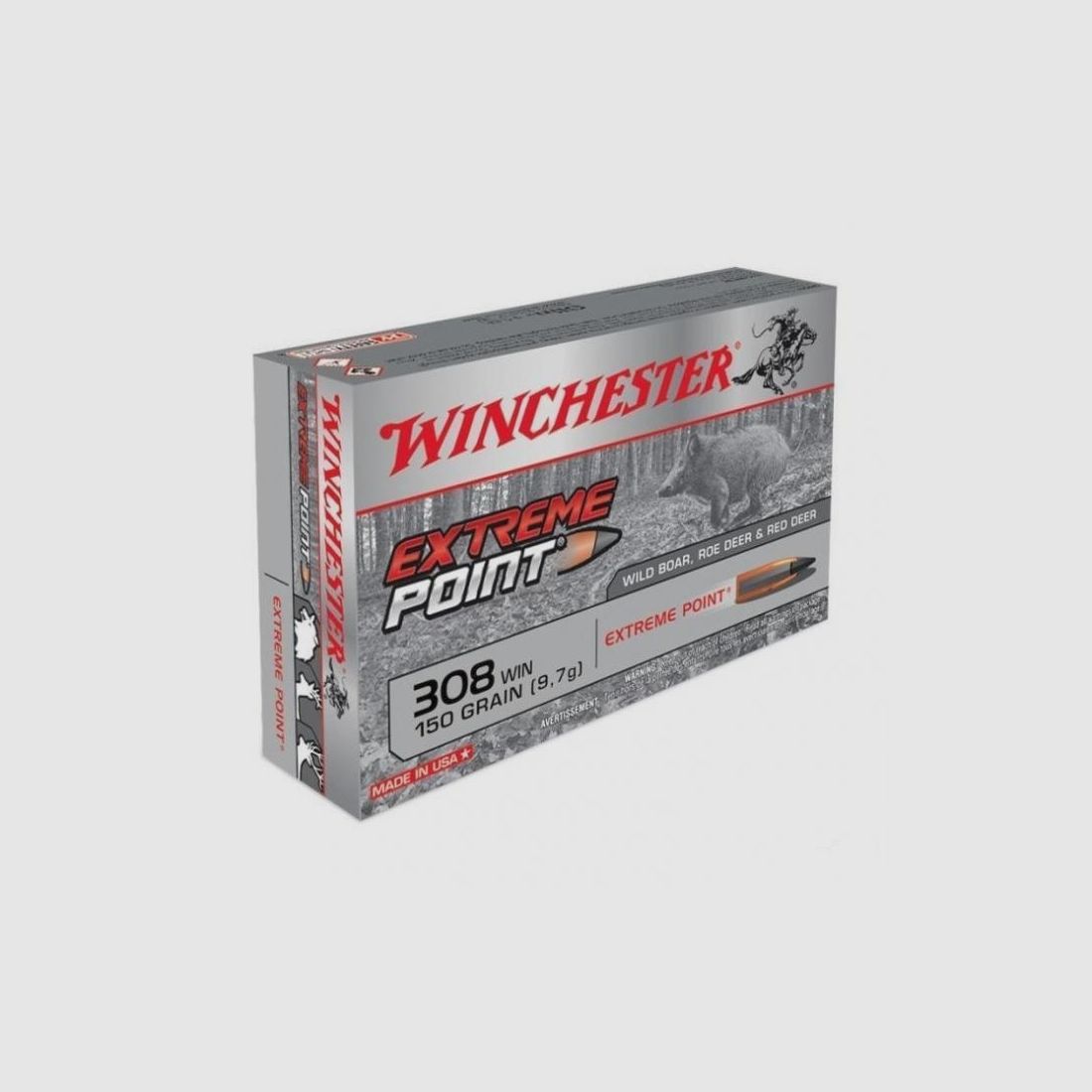 Munitions Winchester 308 extreme point