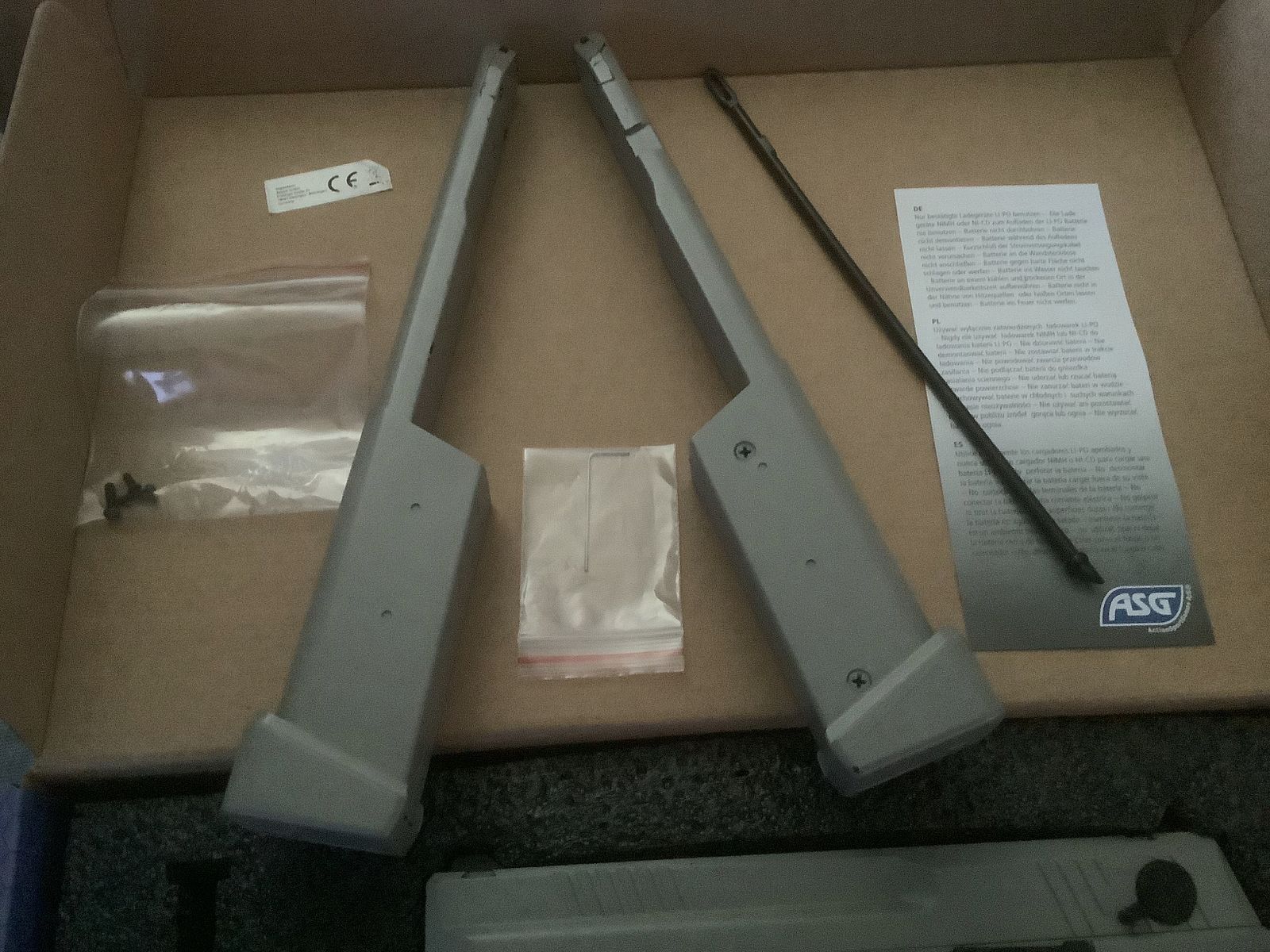 Cyma 127 Mosfed Edition 3 AEP pistol 0,5 joule in grijs