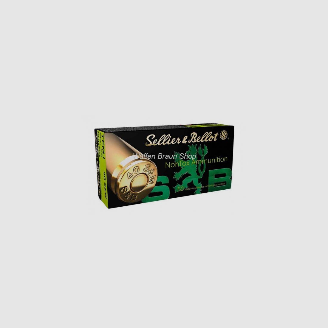 S+B .40S+W TFMJ NON-TOX 180grs. 50St
