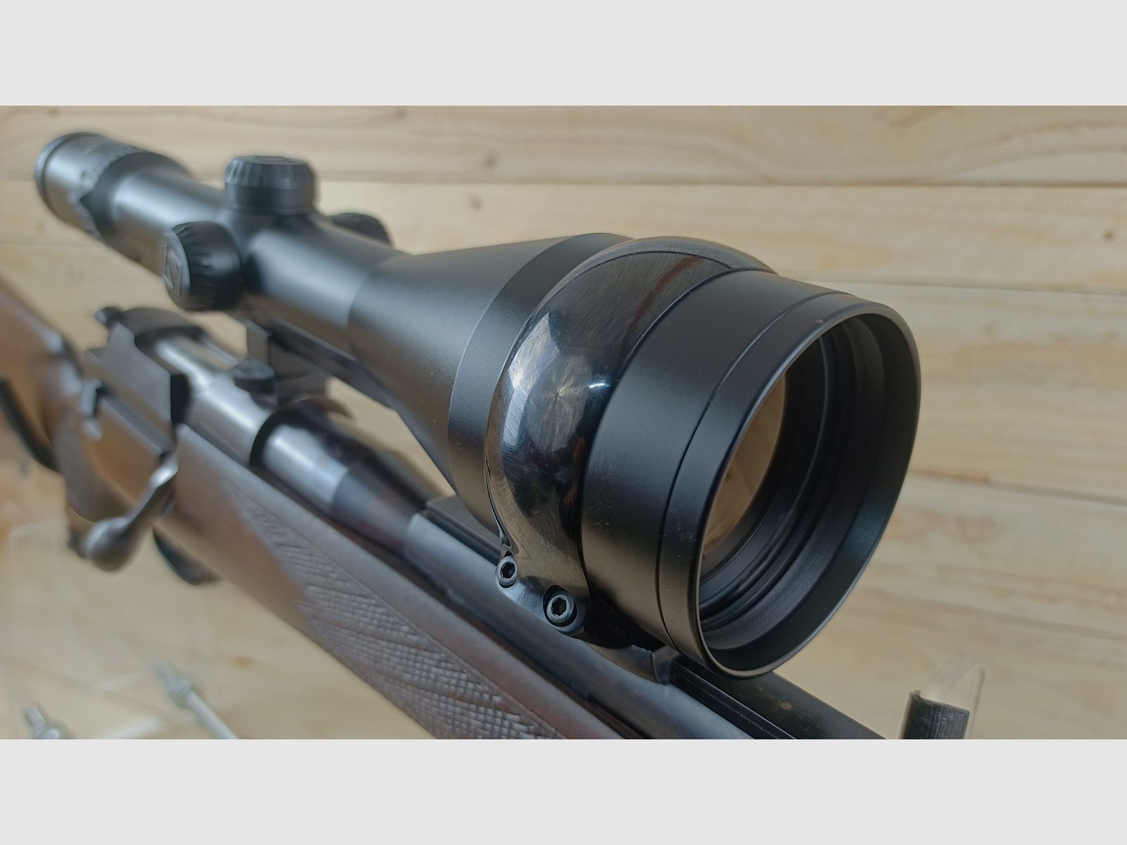 Mauser Mod. 66S, Mauser 66S, cal. 9.3x62 *with Zeiss Diavari & illuminated reticle*