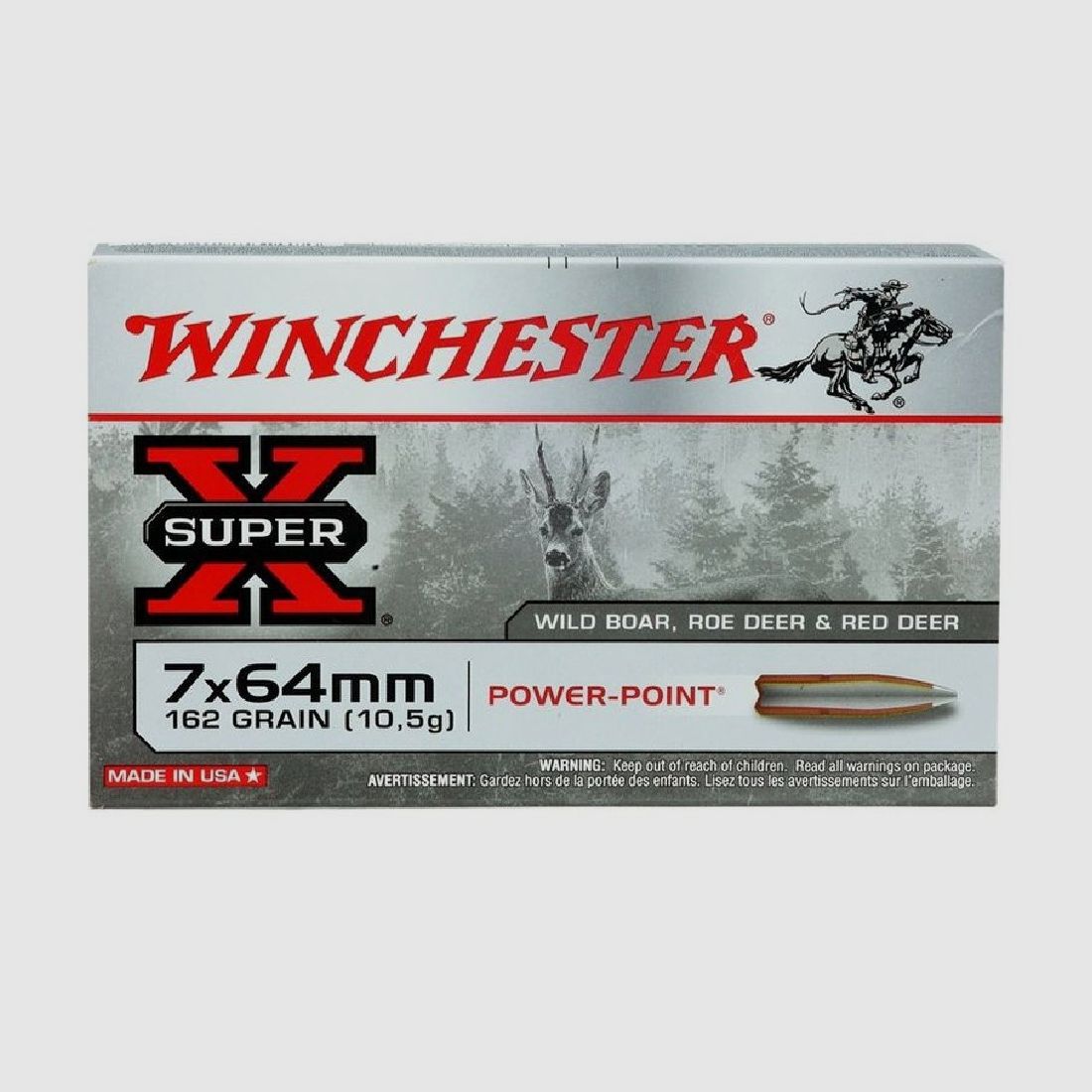 WINCHESTER CARICHE 7 X 64 PP 162 GR