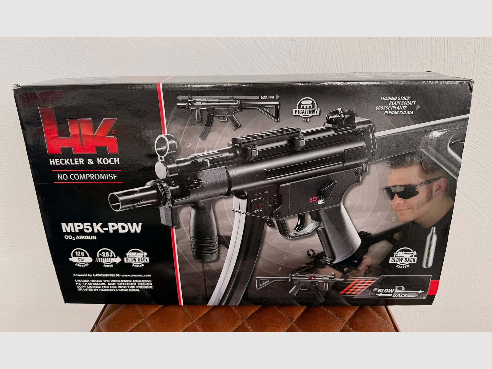 Heckler & Koch MP5 K-PDW cal. 4.5 mm steel BB Co2 blowback