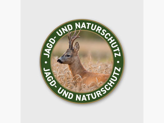 Car hunting sticker "Hunting and Nature Conservation" Roe Buck