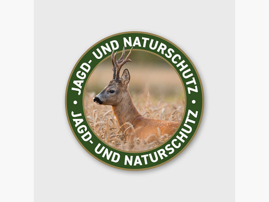 Car hunting sticker "Hunting and Nature Conservation" Roe Buck