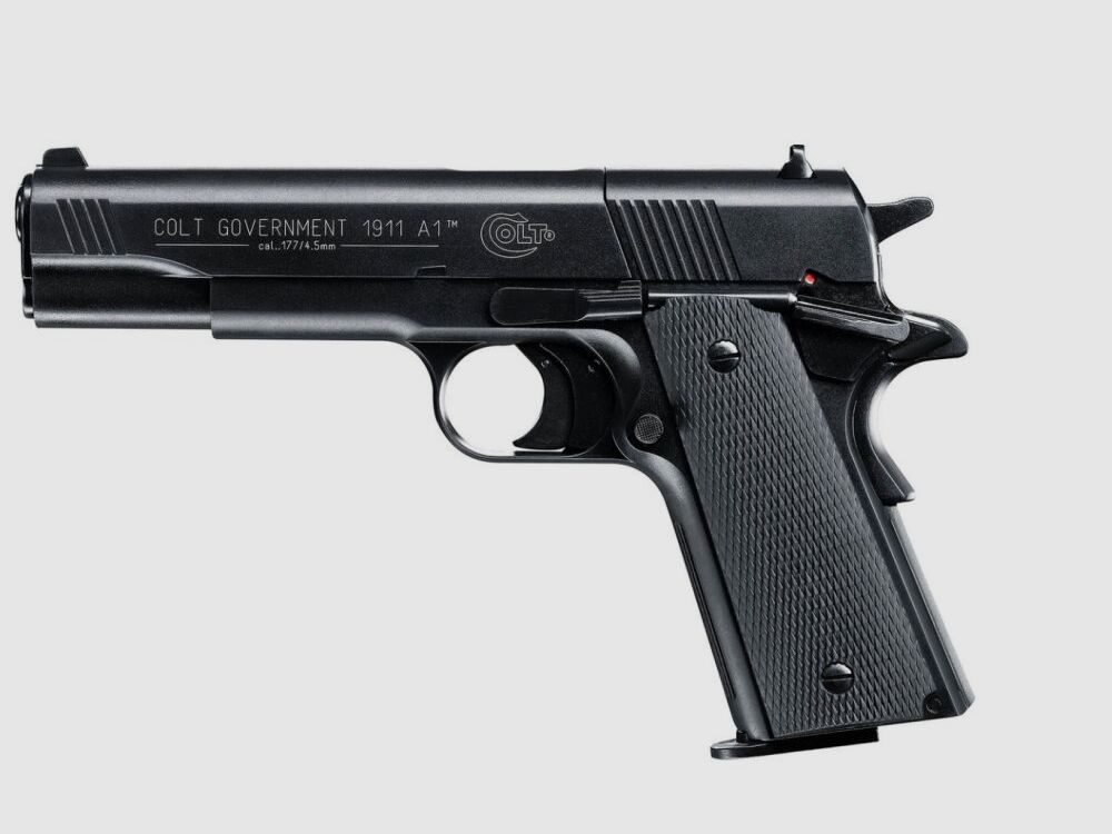 Umarex	 Colt Government 1911 A1, 4,5mm Diabolo, schwarz