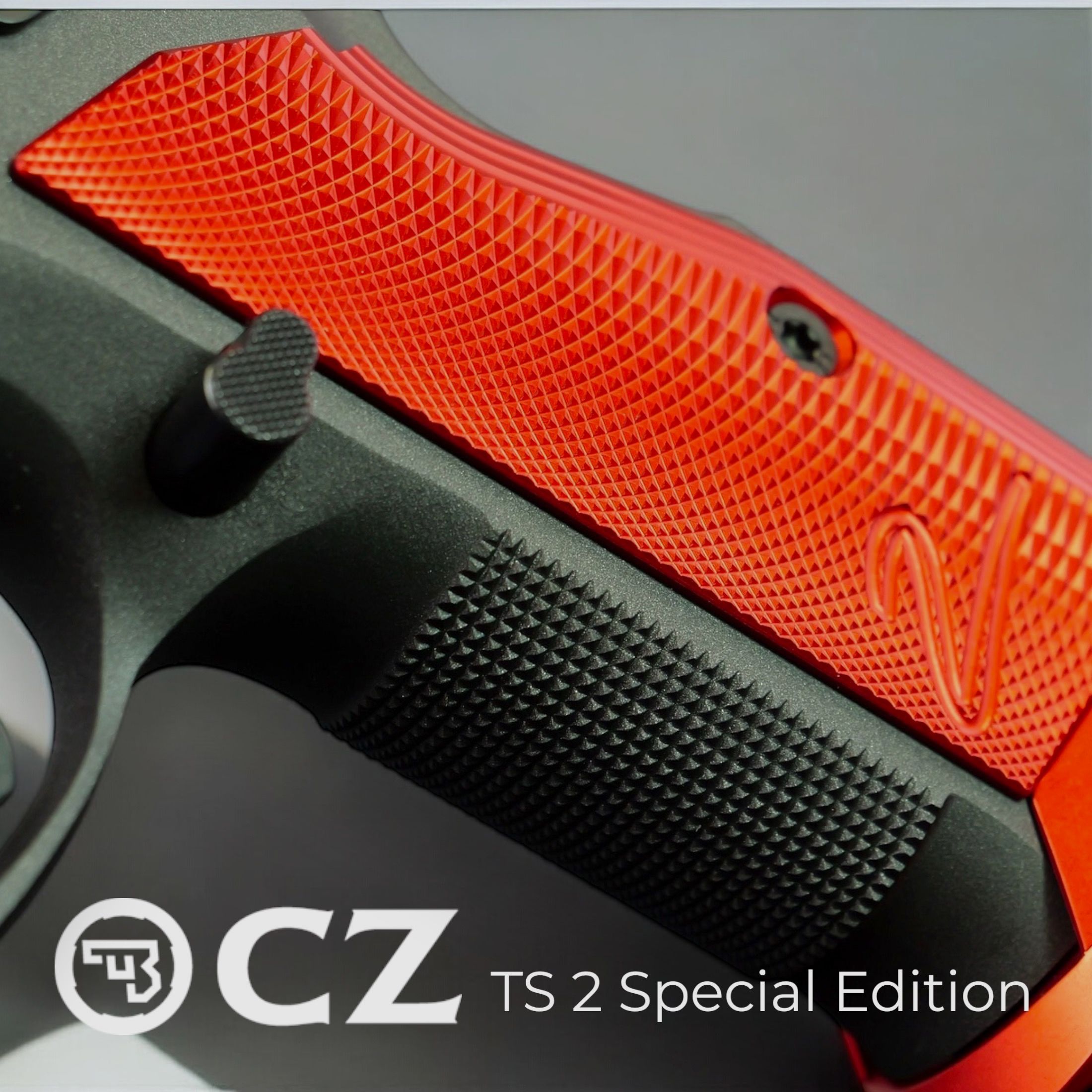 CZ TS2 Cobalt Grey / Red Edition 9x19mm