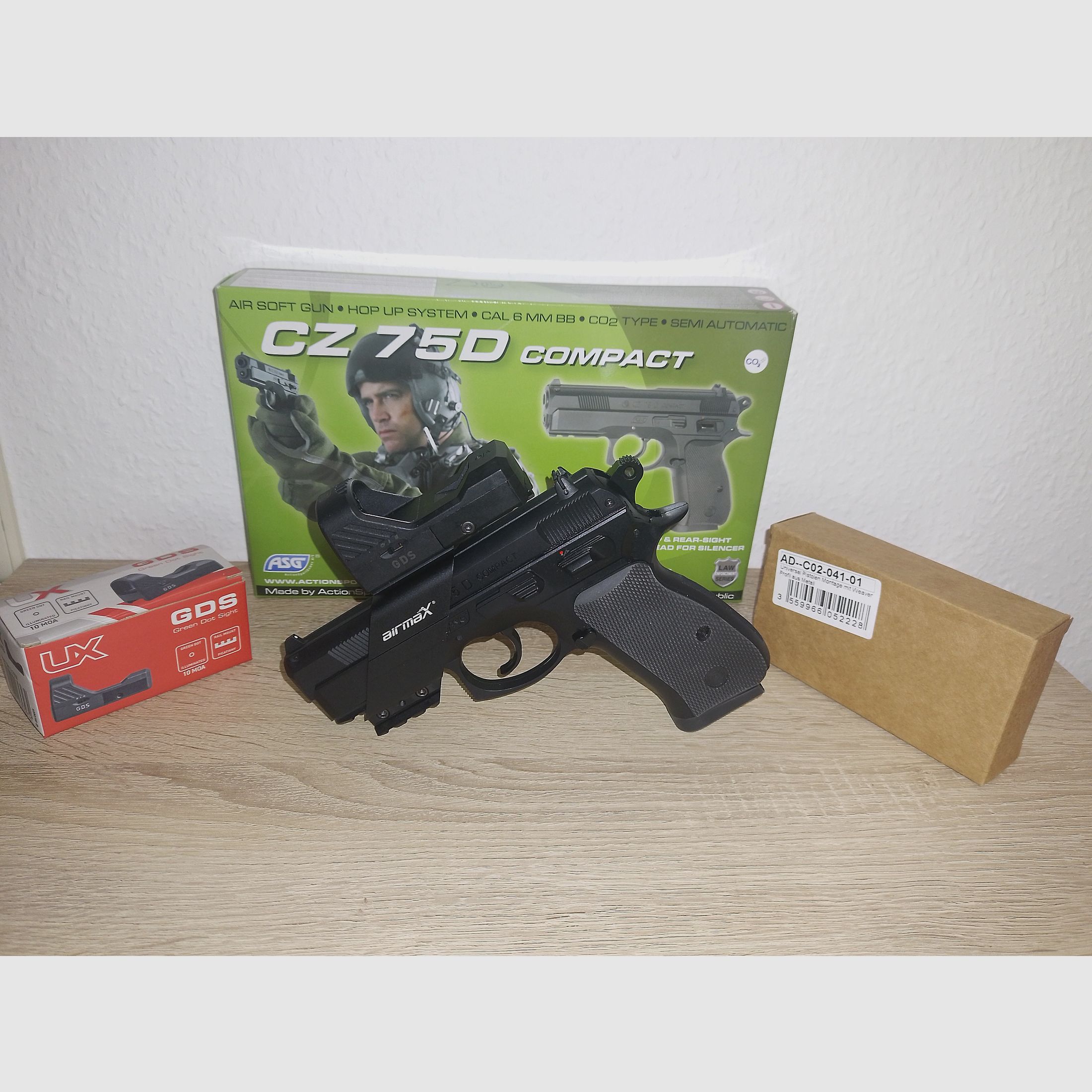 CZ 75 D Compact ASG CO2