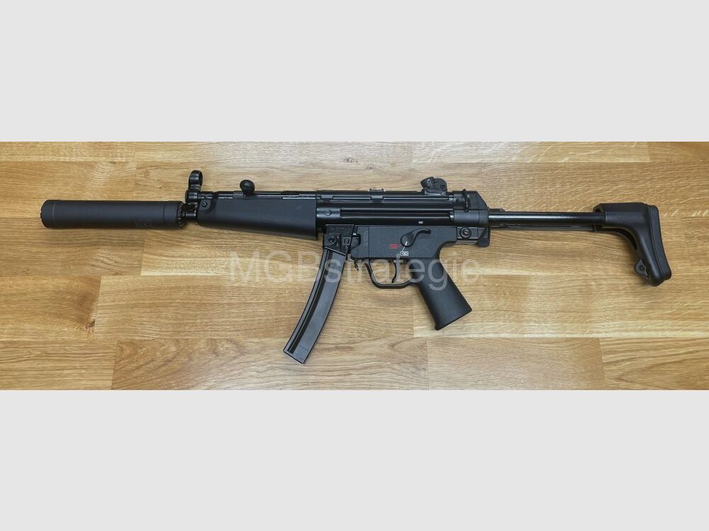 Acheron AG SMG E1 Tłumik Montaż Tri-Lug dla H&K SP5 MKE T94 B&T APC9 SPC9 GHM9 lub innych broni z mocowaniem 3-lug