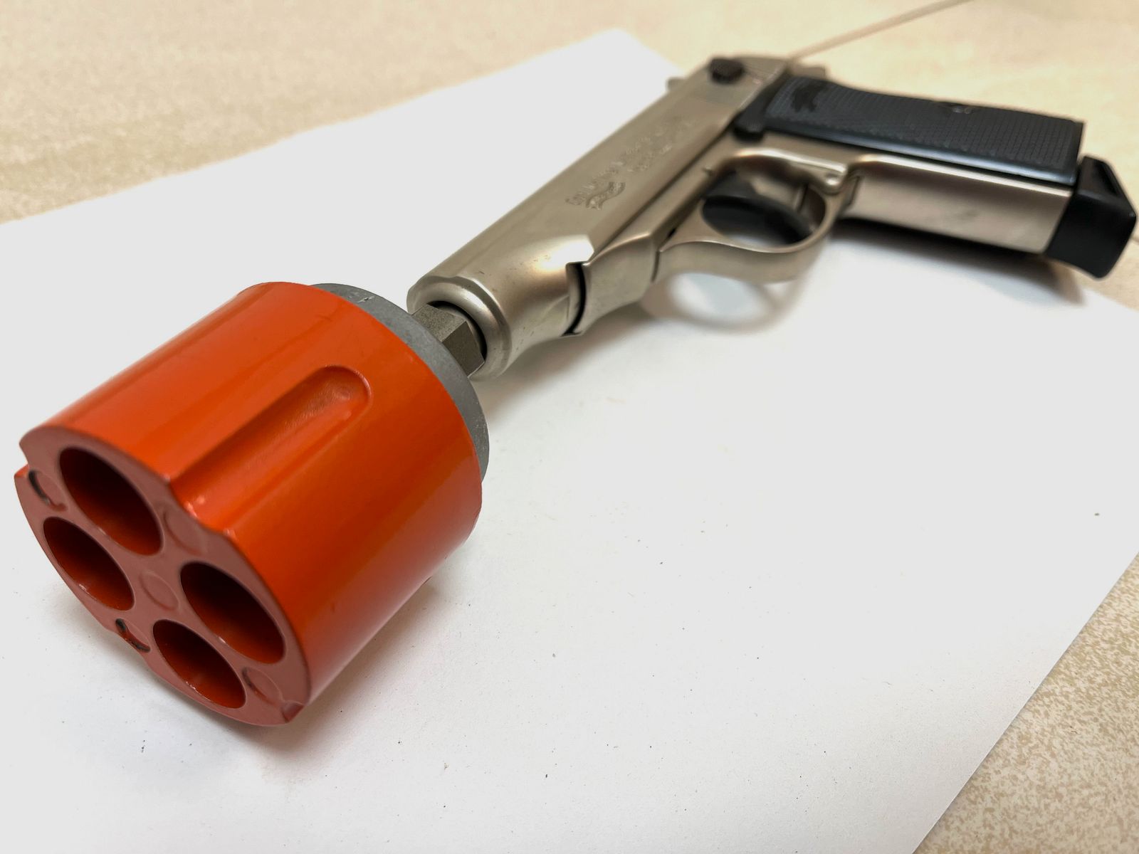 ••• Noris Multi - Signal 2000 - Multishooter + Zubehör für Schreckschusswaffen •••