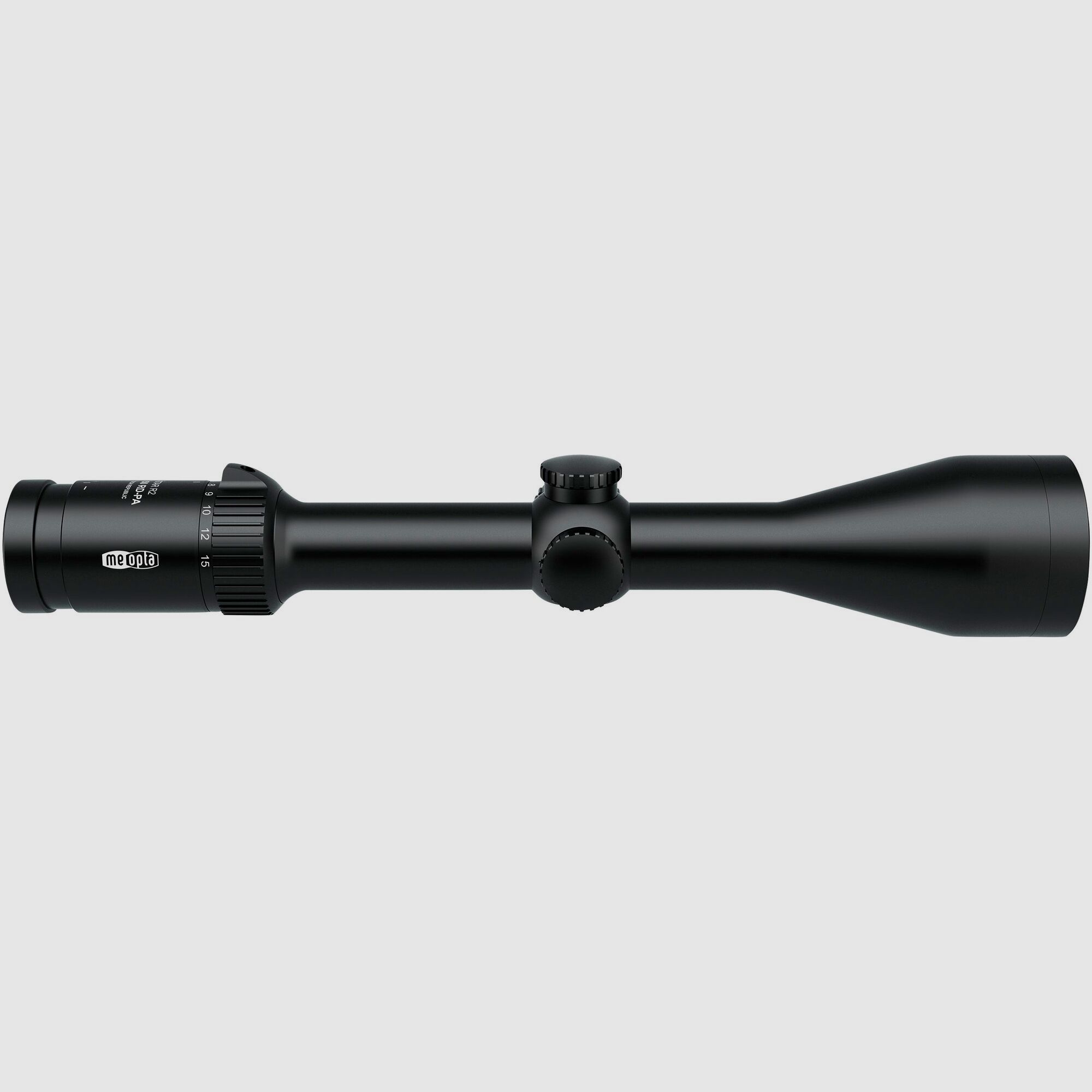 Meopta Zielfernrohr R2 2,5-15x56 RD PA mit Schiene, Absehen 4K