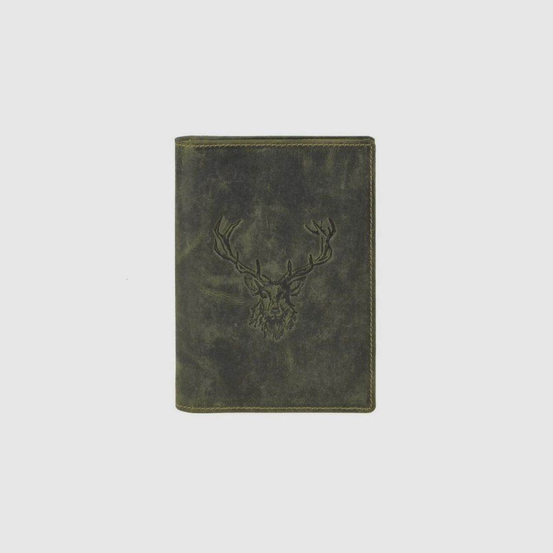 Greenburry Jagdscheinetui Leder "Vintage Hunting" Royal Stag Hirsch