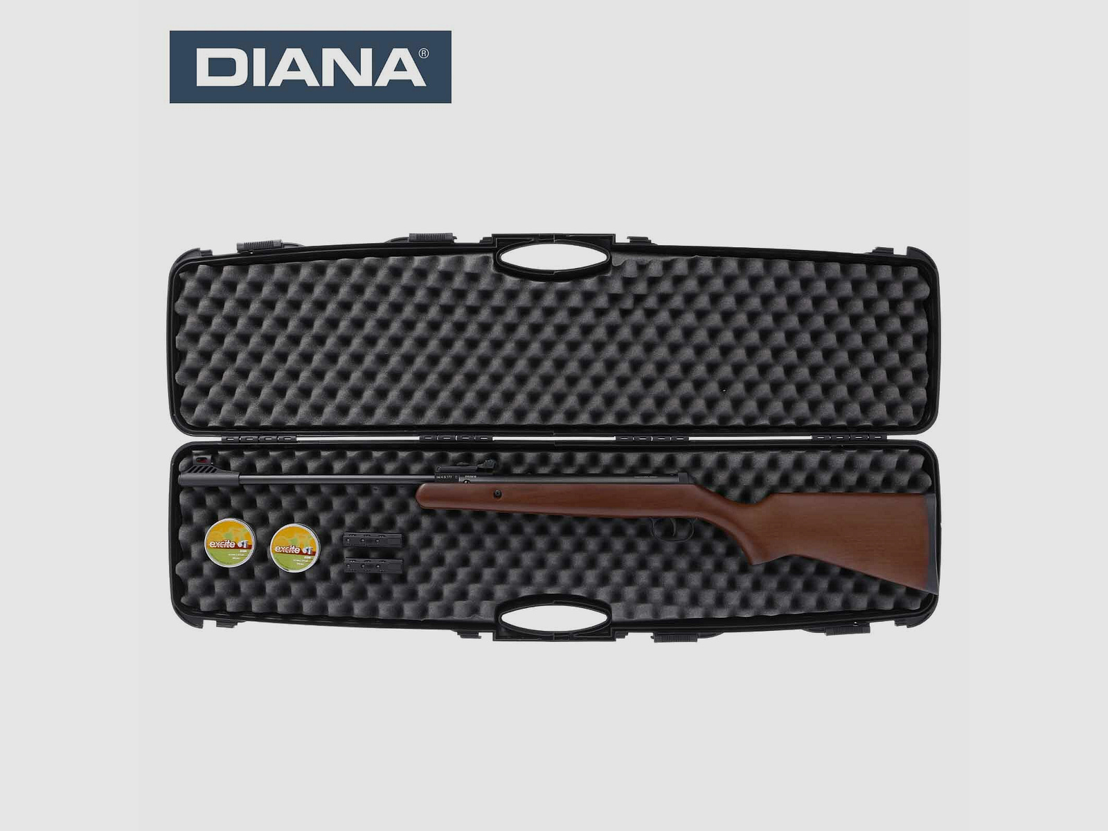 Kofferset Diana two-forty Knicklauf Luftgewehr Kaliber 4,5 mm Diabolo (P18)
